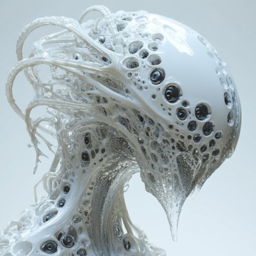 Alien species: Amorphous liquid intelligences contained in intricate exoskeletons --v 6.1