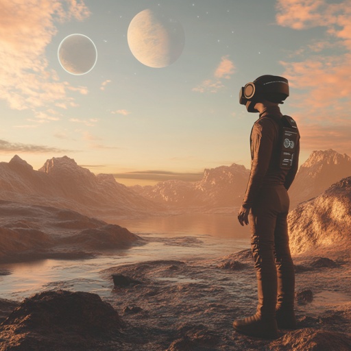 Virtual reality: Virtual tourism experience of alien worlds based on exoplanet data --v 6.1